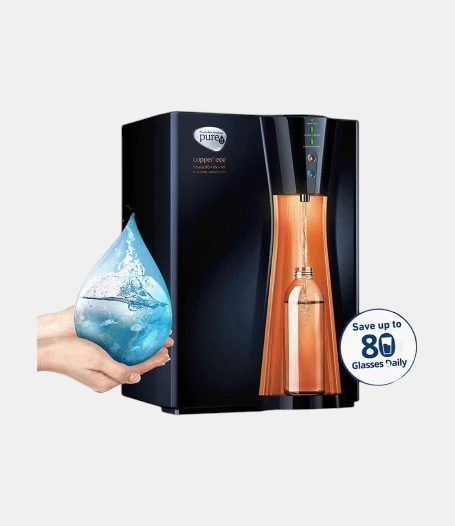 pro-1 (3) Pureit COPPER+ ECO 8 L RO + UV + MF + Minerals Water Purifier (Bl...more - Image 1
